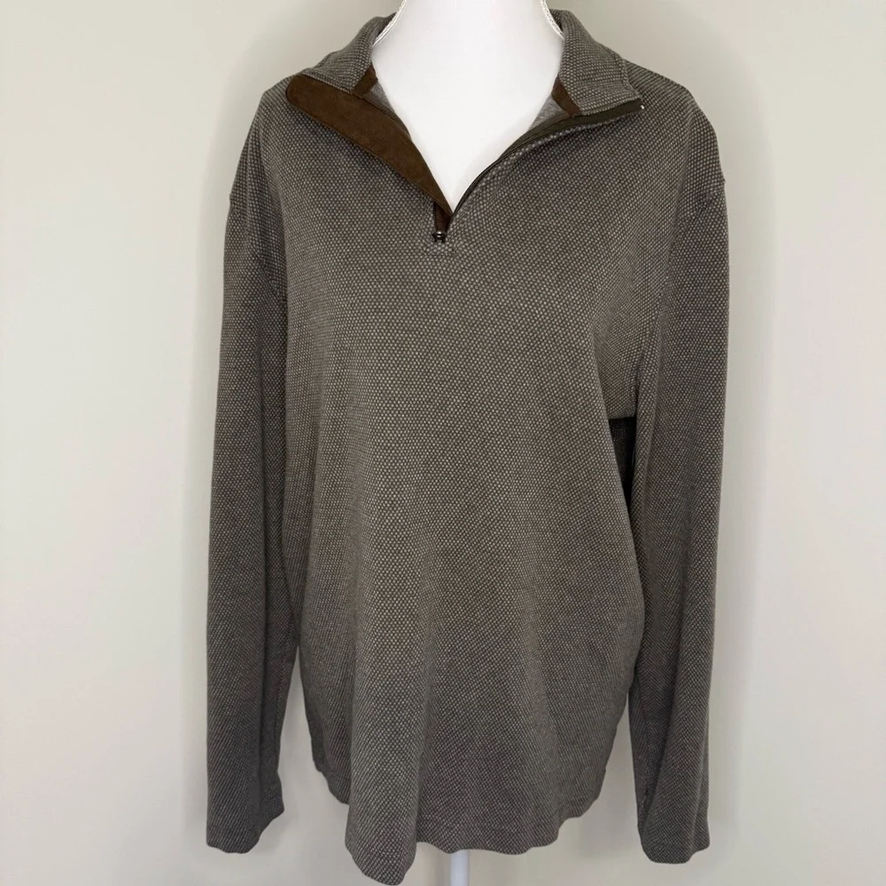 Joseph A. Bank Men’s 1/4 Zip Pullover Sweater Size M NWOT